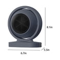 thumbnail image 3 of Home and Kitchen Heater Fan , Circulation Heating Fan, 380W Overheat Protection Small Floor For Home Office Kitchen Accessories Kitchen Organization Kitchen Decor Kitchen Gifts, 3 of 6