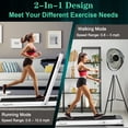 thumbnail image 3 of SuperFit 4.75HP 2 In 1 Folding Treadmill W/Remote APP Control, 3 of 9