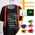 thumbnail image 3 of Light Up Men's LED Suspenders Perfect For Music Costume Sale H7U1.AU Fast, 3 of 8