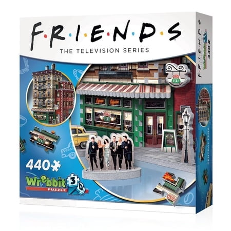 Wrebbit3D Friends 3D Puzzle Model of Central Perk | 440 Real Jigsaw Puzzle Pieces | Build The Iconic Cafe from The Hit TV Series