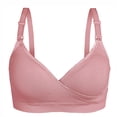 thumbnail image 2 of LSLJS Ladies Comfortable Breathable No Steel Ring Front Buckle Breastfeeding Bra Woman Underwear, 2 of 7