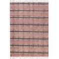 thumbnail image 1 of Casavani Dhurrie en Coton Indien Kilim d'Extérieur, Rouge 3x5 Pieds, 1 of 5
