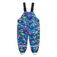 thumbnail image 1 of LSLJS Pantalon de Pluie à Bretelles pour Enfant pour Bébés Garçons Filles, Pantalon d'Eau pour Jouer, Imperméable pour Enfant, 1 of 9