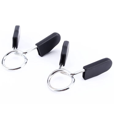 Ymiko 2 Pcs Barre de Poids Ressort Collier Pince Haltère Barre Pince Barre Standard 25mm US