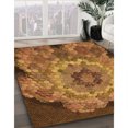 thumbnail image 3 of Ahgly Tapis d'Intérieur Lavable en Machine Carré Marron Selle, 4 Pieds Carré, 3 of 7