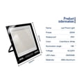thumbnail image 4 of Projecteur à DEL Étanche IP67 50 W 100 W 150 W 200 W, Éclairage Extérieur pour Rue, Jardin et Cour, Grand Application, 4 of 7