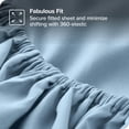 thumbnail image 3 of Bare Home 2-Pack Fitted Sheets - Premium 1800 Collection - Ultra-soft - Deep Pocket - Twin XL, Light Blue, 3 of 7