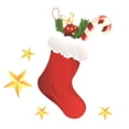 thumbnail image 3 of Xingzhi Christmas Static Sticker Fridge Window PVC Decal Home Office Shop Self-adhesive Decoration, Christmas Sock, 3 of 6