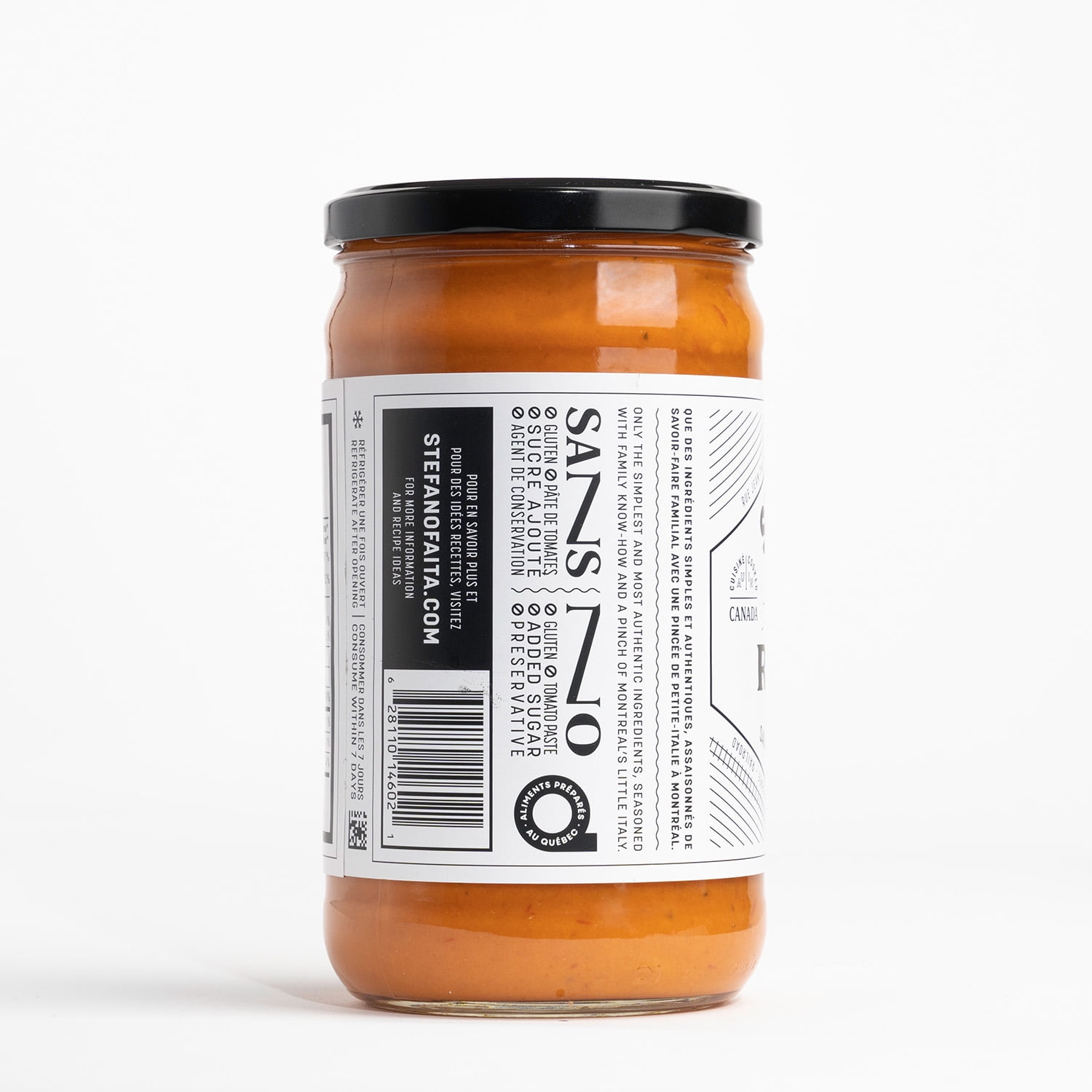 Sauce pour pâtes rosée Stefano Faita, 648 mL