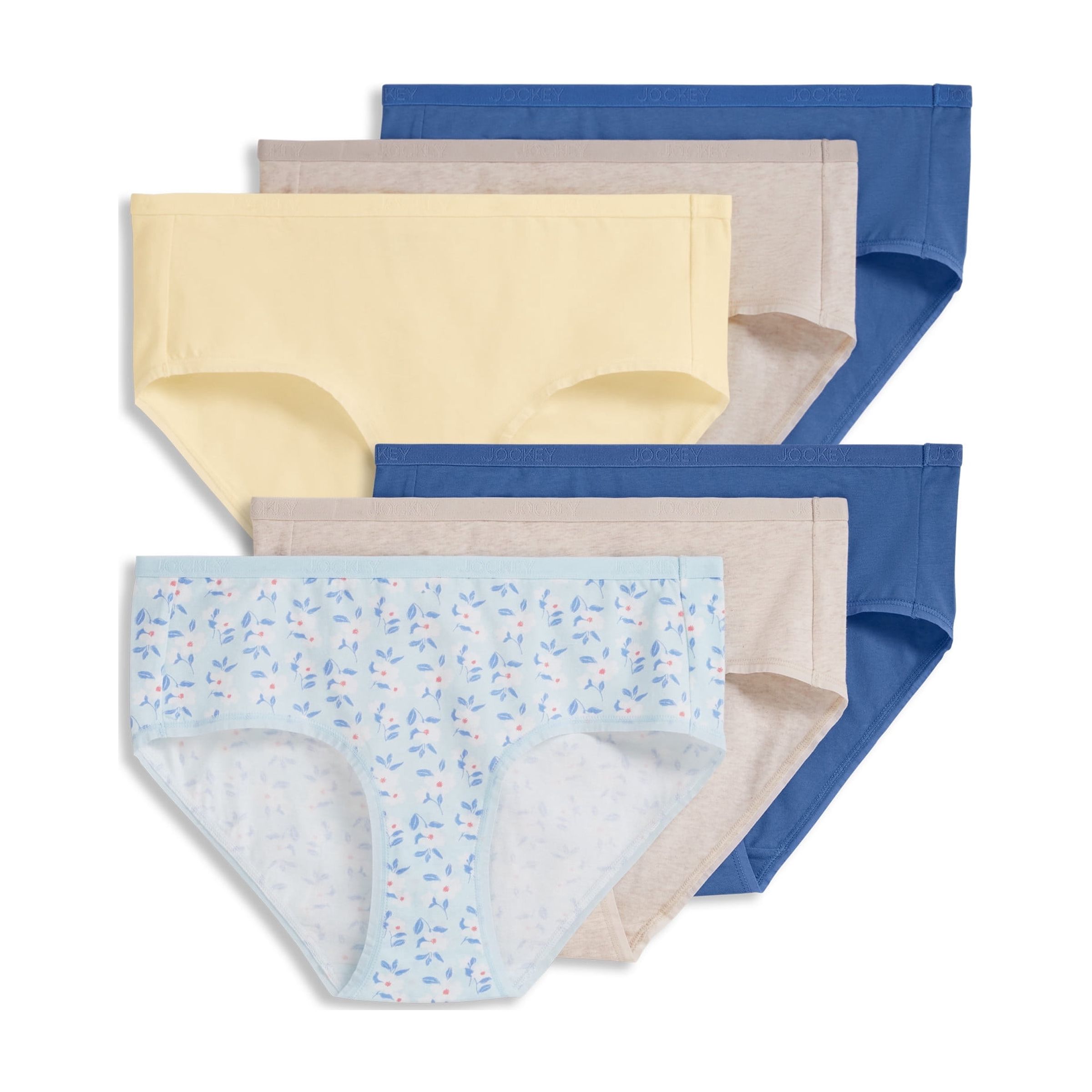 Jockey Culottes Hipster en Coton Biologique Extensible pour Femmes - Lot de 6