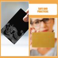 thumbnail image 4 of Luxshiny 10Pcs Aluminum Business Cards for Home Use with Assorted Colors and Engraving Ready, 4 of 8
