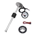 thumbnail image 1 of Waterproof Fuel Level Gauge With Fuel Level Sensor 100-500MM Stainless Steel Marine Level Gauge Sensor 0-190Ohm Red Backlight ,Suits Most Tanks, 1 of 6
