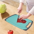 thumbnail image 1 of Chmadoxn Kitchen Gadgets, Plastic Cutting Boards For Kitchen Dishwasher Safe Double-sided Extra Large Cutting Board For Meat Easy Grip Handle Non-Slip With Grinding Area cutting board, 1 of 7