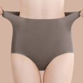 thumbnail image 2 of MeetoTime Seamless High Waisted Underwear Stretchy No Show Briefs Comfortable Full Coverage Panties, 2 of 4