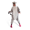 thumbnail image 3 of Ring-Tailed Lemur Kigurumi Unisex Adult Onesie Pajamas Animal One Piece Costume Cosplay Sleepwear (Regular), 3 of 10
