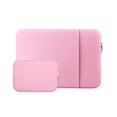 thumbnail image 1 of CUITING 14 Inch Laptop Sleeve Protective Case Soft Fluffy Lining Cover Carrying Bag with Front Pocket & Accessories Pouch Compatible with 14” Notebook Computer Chromebook(Gray Upgraded Ve, 1 of 6