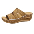 thumbnail image 2 of Dvkptbk Sandales Femmes Sandales Multicolores Brodées pour Femmes avec Semelle Compensée à Bout Ouvert Chaussures à Plateforme Chaussures pour Femmes, 2 of 9