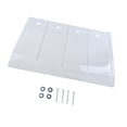 thumbnail image 4 of koolsoo Auvent de Fenêtre Panneau PC Abri contre la Pluie Auvent de Patio Auvent pour Extérieur Garage VR 40cmx45cm, 4 of 9