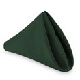 thumbnail image 1 of Lann's Linens - 12 Dozen 17" Cloth Dinner Table Napkins - Machine Washable Restaurant/Wedding/Hotel Polyester Fabric - Hunter Green, 1 of 4