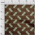 thumbnail image 1 of oneOone Polyester Lycra Fabric Stripe & Check Kasuri Printed Craft Fabric BTY 56 Inch Wide, 1 of 4