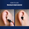 thumbnail image 2 of Swimming Earplugs Diving Wired Earplugs Comfortable Soft Silicone Earplugs, 2 of 4