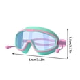 thumbnail image 3 of Kids Swimming Goggles - Large Frame HD Waterproof Eyewear - Adjustable Soft Silicone Seal & Eye Protection for Children, 3 of 8