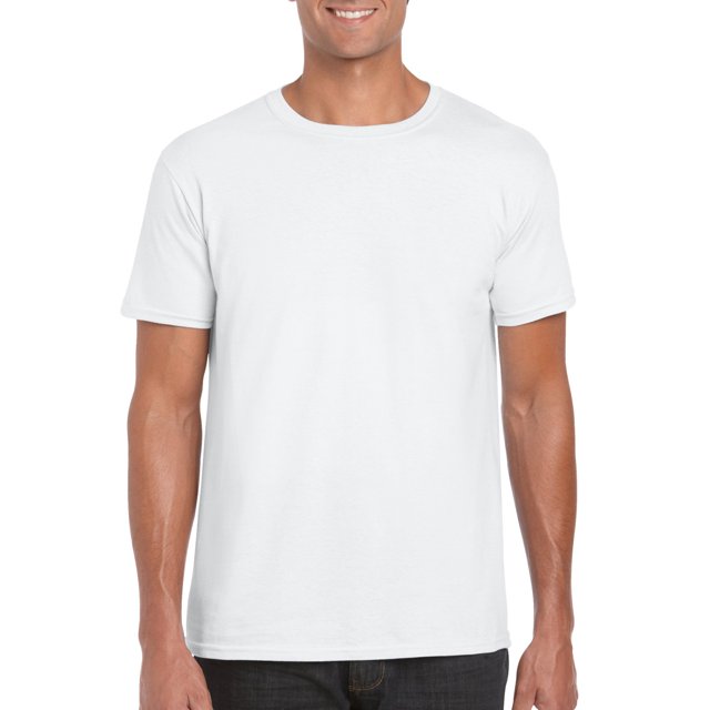 Gildan Mens Softstyle T-Shirt, 4XL, White