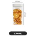 thumbnail image 2 of Bigersell Push Top Food Storage Containers, Airtight Kitchen Cereal Containers Storage for Pantry Organization Stackable One Button Opening Dry Food Containers Flour and Sugar Containers C One Size, 2 of 4