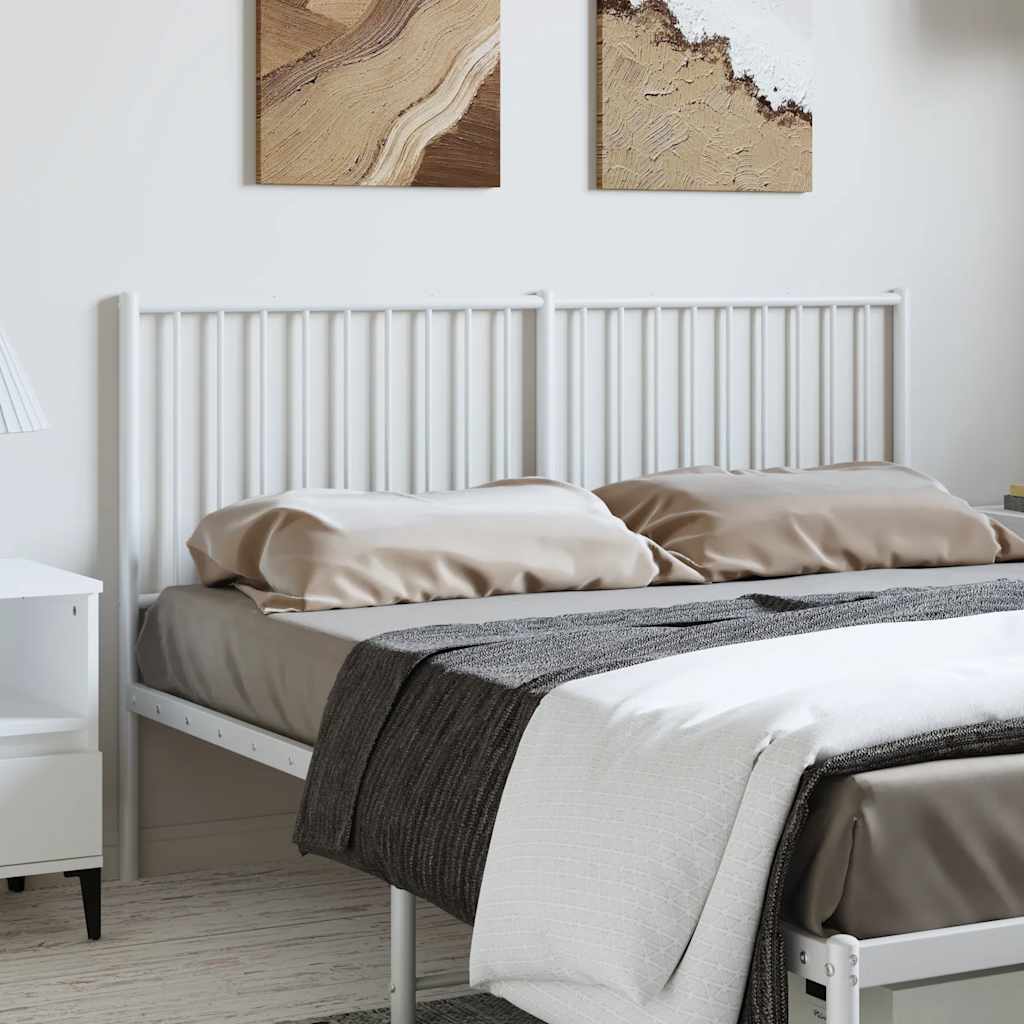 vidaXL Metal Headboard Decorative Steel Construction Headboard for Bedroom