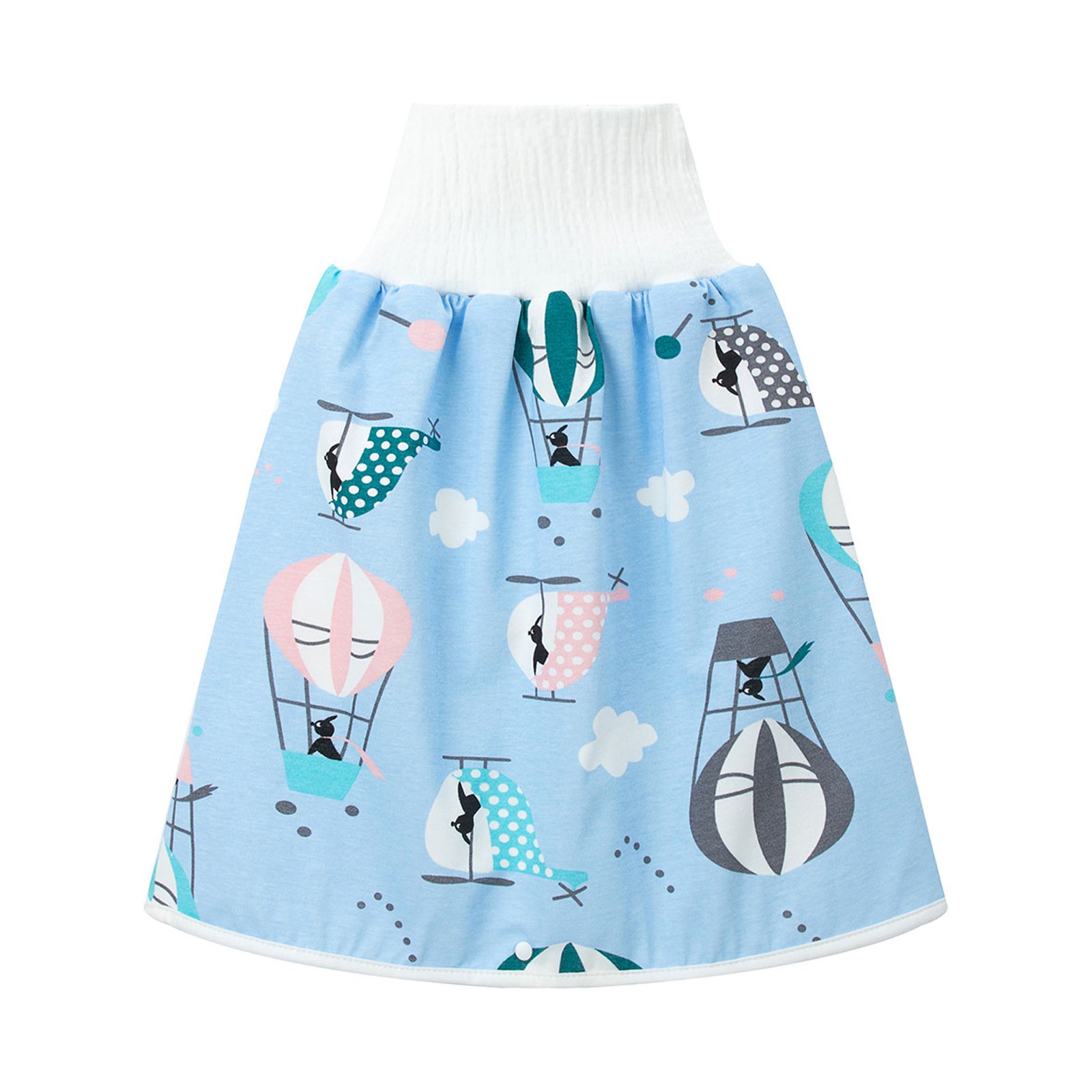 LNMQLPDBS Baby Boys Girls Cartoon Waterproof Diaper Skirts Training Cloth 3 in 1 Diaper
