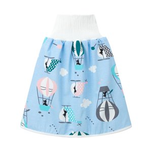 LNMQLPDBS Bébé Garçons Filles Cartoon Étanche aux couches Jupes d'entraînement 3 en 1 Couche
