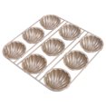 thumbnail image 4 of 9 Even Cake Mold Banana Shape Lovely Pattern Carbon Steel Non-Stick Cake Mold(Golden), 4 of 9
