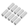 thumbnail image 3 of 10 Pcs Écrou de Connecteur Rond M8x1.25 L30mm Écrous de Couplage en Acier Inoxydable Kit de Tige de Manchon Fileté, 3 of 8