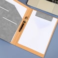thumbnail image 1 of Yhmxh Office Supplies Office Desk Accessories Office Organizer Desk Organizers Multi-function Business Folder Leather Manager Splint Magnet Contract Folder Business Contract Book, 1 of 6