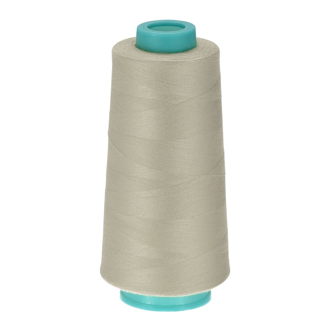 Unique Bargains 3000 Yards 40S/2 All-Purpose Polyester Sewing Thread (Light Gray)