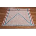 thumbnail image 3 of Casavani Handmade Geometric Outdoor Area Kilim,Red 8x11 Ft, 3 of 6