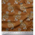 thumbnail image 1 of Soimoi polyester Crepe Fabric Artistic Paisley Printed Fabric 1 Yard 42 Inch Wide, 1 of 3