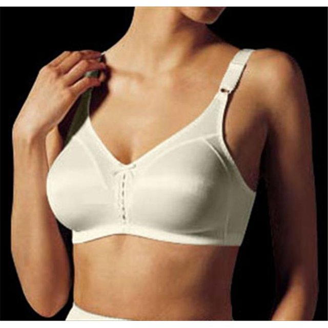 Bali 3820 Double Support Wirefree Bra Size 40D, Ivory