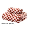 thumbnail image 1 of Checkerboard Grid Velvet Bath Towel - Thickened Super Absorbent Non-Shedding Large Towels for Bathroom, SPA, Hotel & Home Use, 1 of 3