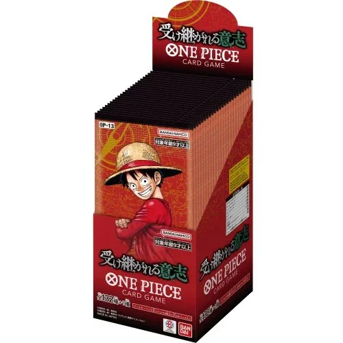 Japanese OP-13 Carrying on His Will Booster Box - One Piece Card