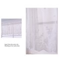 thumbnail image 3 of Lace Cafe Kitchen Ruffle Window Drape Valance Semi curtains Window drape Window drape valance Transparent Voile Curtains Window Treatment, 3 of 8