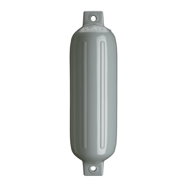 Polyform Garde-Boue de Bateau 75-891-521 G-4 Gris; Nervuré; Cylindre; Conception à Oeil Double; Gris; PVC; Simple
