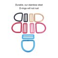 thumbnail image 4 of VONKY Diving D-Ring Adjust Slide Weight Belt Keeper Underwater Webbing Backpack Buckle Smooth Surface Water Sports Yellow, 4 of 7