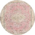 thumbnail image 1 of Ahgly Company Machine Washable Indoor Round Traditional Desert Sand Beige Area Rugs, 3' Round, 1 of 7