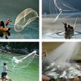 thumbnail image 3 of Filet de Capture de Poisson, Accessoire de Pêche Portable Durable à Lancer à la Main Maille de Poisson Esthétique Élégante, 3 of 8