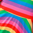 thumbnail image 4 of Nrmrqzzcjnd pour la Maison Robe à Manches Volantées pour Enfants Robe à Rayures Arc-en-Ciel à Manches Longues à Col Rond pour Filles 3-7 Ans, 4 of 5