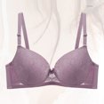 thumbnail image 4 of Weiqiqre Bras for Women Back Fat Smoothing Bra Lace Underwire Full Coverage Padded Bras with Support, 4 of 4