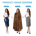 thumbnail image 3 of Unique Bargains Portable Dressing Room, 1.2M Length Instant Changing Tent for Beach Boating, Brown, 3 of 6