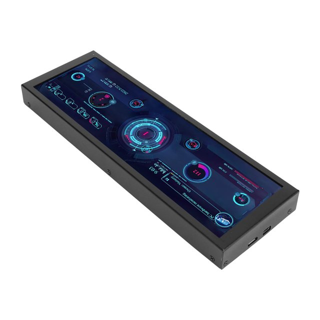 Moniteur de Données PC CPU, Moniteur d'Ordinateur CPU Alimentation USB 7.9 Pouces IPS pour Châssis