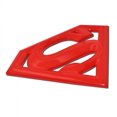 thumbnail image 2 of Superman Logo Emblème de Voiture Coloris Rouge, 2 of 3